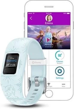 Garmin Vívofit Jr2 - Kids Activity Tracker - ©Disney - Frozen Elsa -Speedo Winkel 815x1200