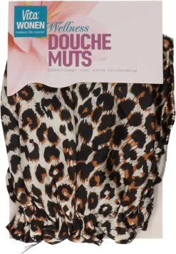 Panter Print Douchemuts | Douchen | Badmuts | Haarverzorging | Shower Cap | Bad Muts Douche Muts | Panterprint