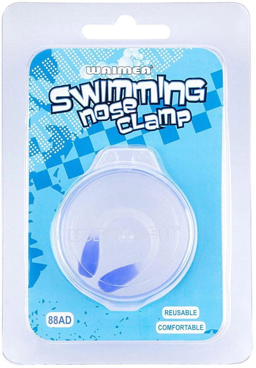 Waimea Zwem Neusklem - Transparant/Kobalt 5 Waimea Zwem Neusklem - Transparant/Kobalt - Afbeelding 3