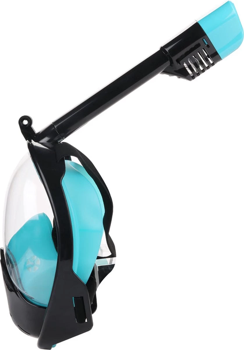 Atlantis Full Face Mask 2.0 - Snorkelmasker - Volwassenen - Zwart/Turquoise - L/XL 4 Atlantis Full Face Mask 2.0 - Snorkelmasker - Volwassenen - Zwart/Turquoise - L/XL - Afbeelding 2