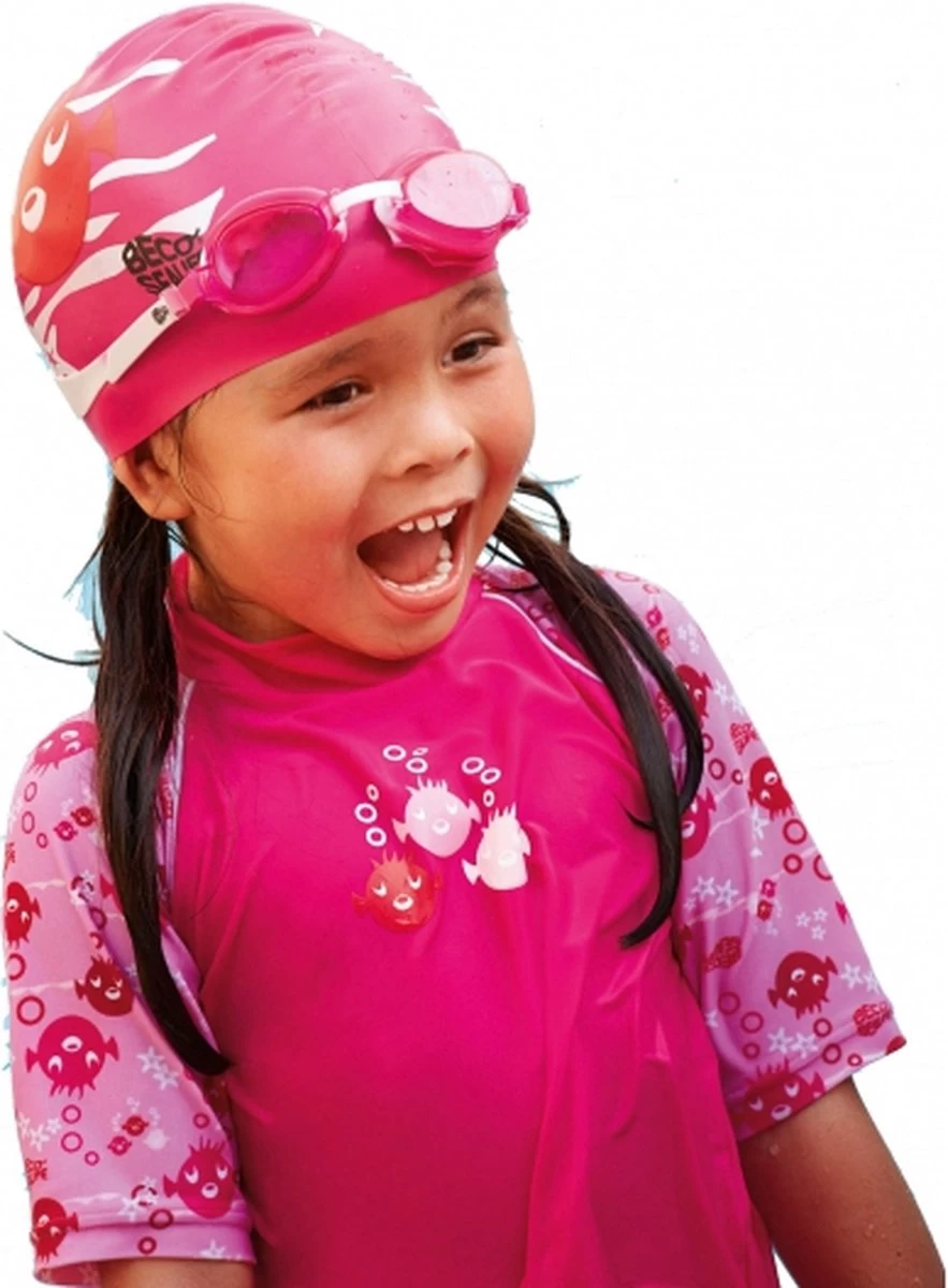 Badmuts Roze Sealife - Beco 4 Badmuts Roze Sealife - Beco - Afbeelding 2