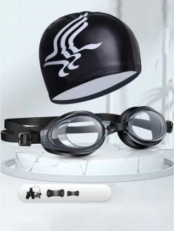 Cynergie - Zwem Accessoires - 6 Delig - Badmuts - Zwembril - Neusklem Zwemmen - Neusknijper - Duikbril - Met Opbergdoosje - Zwembrillen Volwassenen En Kinderen -Speedo Winkel 902x1200 1