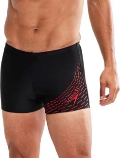 Speedo Medley Logo Aquashort Heren - Zwart / Rood - Maat 6 -Speedo Winkel 910x1200 2