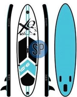 XQ Max Sup Board 6-delige Set - 320 Cm - Tot 150 Kg - Blauw Zwart