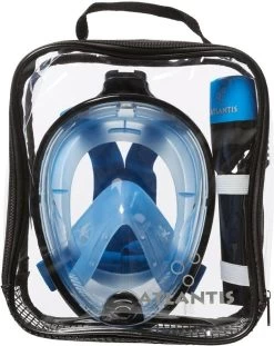 Atlantis Full Face Mask - Snorkelmasker - Volwassenen - Zwart/Blauw - L/XL -Speedo Winkel 954x1200