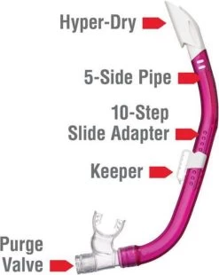 ReefTourer Snorkelmasker Duikbril Snorkelset RC-0107- Roze -Speedo Winkel 956x1200