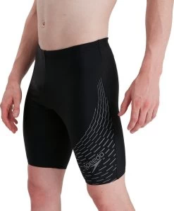 Speedo Medley Logo Jammer Heren - Zwart / Grijs - Maat 6 -Speedo Winkel 995x1200 2