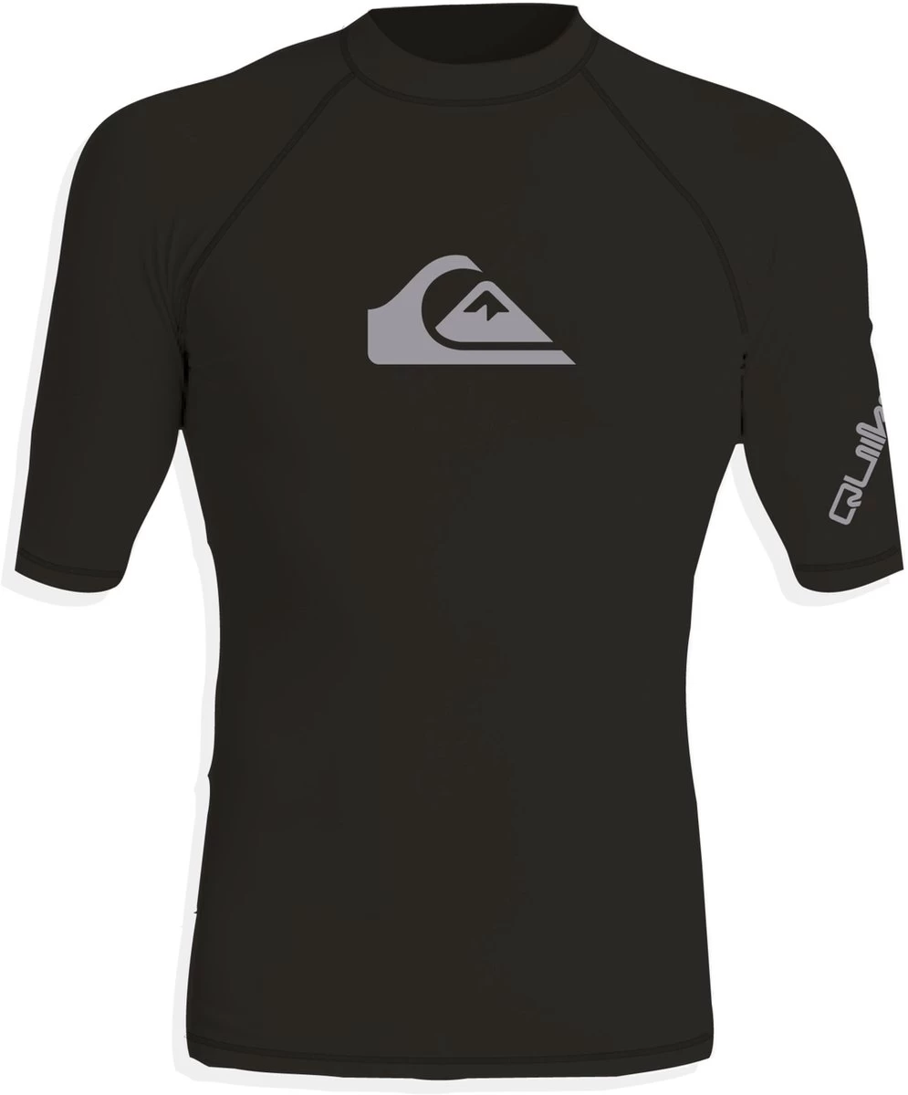 Quiksilver - UV-Zwemshirt Met Korte Mouwen Voor Jongens - All Time - Zwart - Maat 158-164cm (13-14 Jaar) 3 Quiksilver - UV-Zwemshirt Met Korte Mouwen Voor Jongens - All Time - Zwart - Maat 158-164cm (13-14 Jaar)